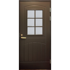 Входная дверь JELD-WEN F2000 W71 коричневая