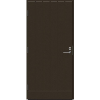 Теплая входная дверь Jeld-Wen Function Barents Eco с замком ABLOY LC200 тёмно-коричневая