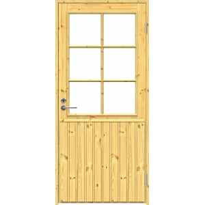 Входная дверь Jeld-Wen MOKKI2 с сосновой поверхностью
