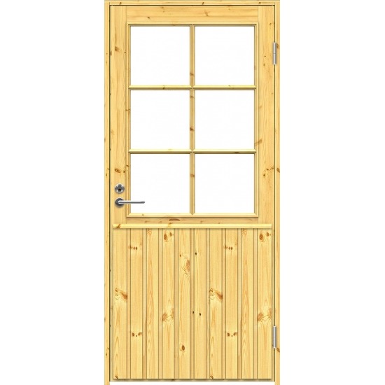 Входная дверь Jeld-Wen MOKKI2 с сосновой поверхностью